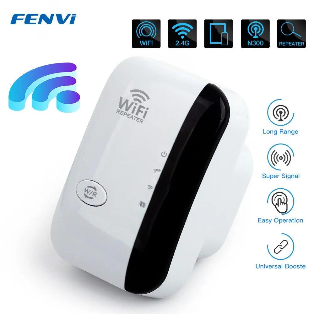 FENVI WiFi Signal Booster: Amplify Connectivity, Eliminate Dead Zones  ourlum.com EU plug  