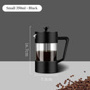 350ML/600ML/1000ML French Press Coffee Maker Glass Brewer