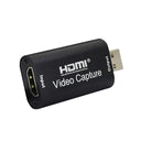 4K Video Capture Card USB HDMI Grabber for Live Streaming: Enhanced Recording  ourlum.com Metal Black  