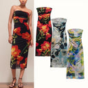 Elegant Floral Sleeveless Dress for Chic Summer Fashion