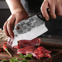 Hand Forged Full Tang Meat Cleaver for Kitchen and BBQ