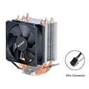 IWONGOU Rainbow RGB CPU Cooler Efficient Cooling for Intel AMD