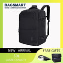 4Pcs 40L Travel Cabin Backpack BAGSMART 17.3'' Laptop Backpack Airline Carry On Luggage Backpack Suitcase with Packing cubes  ourlum.com 4PCS 1 expendable CHINA