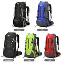 50L Hiking Backpack Waterproof Camping Pack with Shoe Compartment