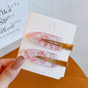 Sakura Pink Hair Clip Set for Effortless Chic Styling