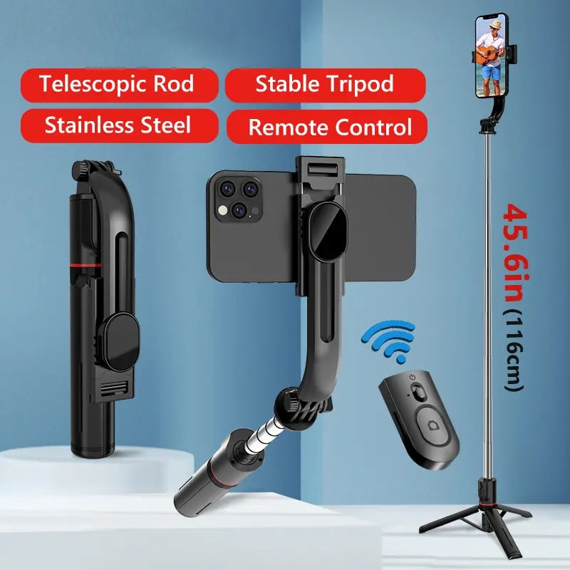 L13 Extended Version Wireless Bluetooth Selfie Stick Foldable Tripod with Remote Shutter for Android IOS 2022 Latest Hot