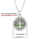 Stainless Steel Tree of Life Aromatherapy Necklace Gift for Women