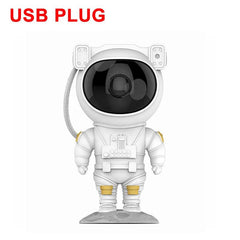 Galaxy Star Projector LED Night Light Starry Sky Astronaut Porjectors Lamp Bedroom Decor Nightlight Luminaire Kids Birthday Gift