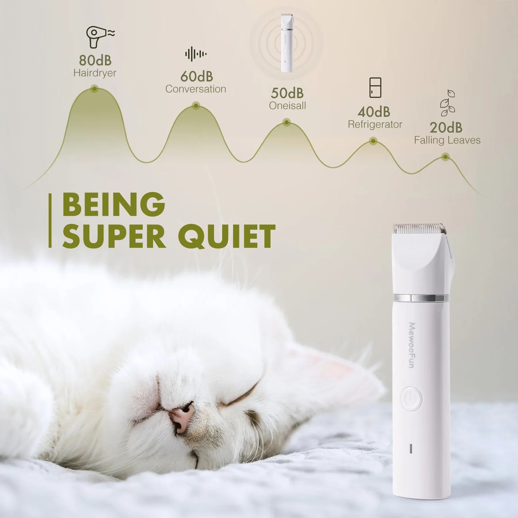 Mewoofun Professional Pet Grooming Kit: Versatile Clippers, Nail Grinder, Rechargeable - Dogs Cat  ourlum.com   