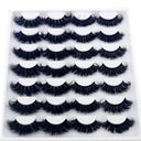 5-14Pairs Fluffy Lashes 10-25mm 3D Mink Lashes Long Thick Natural False Eyelashes Wholesale Lashes Vendors Makeup Mink Eyelashes  ourlum.com 14 pairs SD-06  