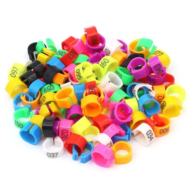 Birds Feet Ring Plastic Clip Rings for Avian Comfort  ourlum.com   