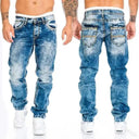 Mens Jeans Brands Straight Stretch Slim Jean Homme Casual Pants