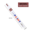 White Waterproof Automotive Tire Marker Pen - Precision Touch-Up Tool for Cars  ourlum.com Brown  