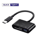 Elough Memory Card Reader: Seamless Data Transfer & Multi-Device Compatibility  ourlum.com Black  