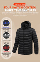 21 Areas Heated Jacket Winter USB Electric Heating Coat