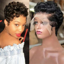 Chic Pixie Curly Lace Frontal Wig for Effortless Upgrade