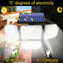 Solar Motion Sensor Security Light: Bright Floodlight Choice