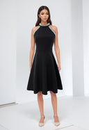 Black Halter Dress: Elegant Style for Millennials Dress