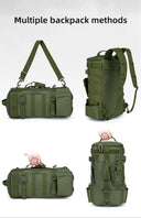 Multifunctional Fishing Backpack Tackle Bag with Rod Holders