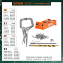 VEVOR 56 Pcs Pocket Hole Jig System With 9 Inch C Clamp