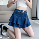 Denim Mini Skirts: Retro Charm and A-line Summer Elegance