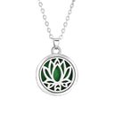 Stainless Steel Tree of Life Aromatherapy Necklace Gift for Women