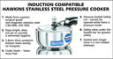 3L Stainless Steel Pressure Cooker - B60 High-Performance Solution