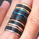 Temperature Ring Titanium Steel Mood Emotion Feeling Jewelry