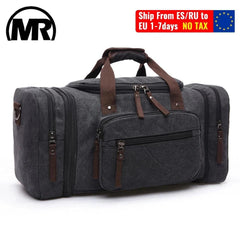 MARKROYAL Canvas Travel Bags Large Capacity Carry On Luggage Bags Men Duffel Bag Travel Tote Weekend Bag