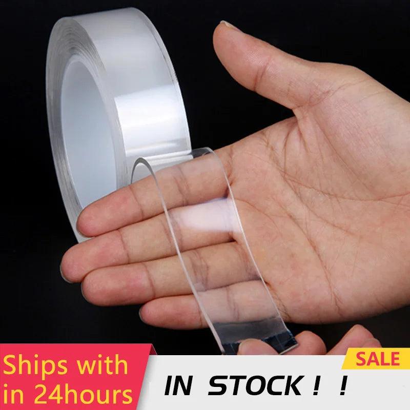 Reusable Transparent Nano Tape: Versatile, Strong, and Waterproof for Home Decoration  ourlum.com   