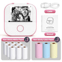 Compact Portable Wireless Mini Sticker Printer For Customizable On-the-Go Printing