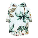 Hawaiian Style Pet Shirt: Pineapple Print Breathable Dog Clothes  ourlum.com White Coconut tree S 