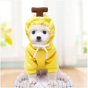 Cute Fruit Dog Clothes for Small Dogs Warm Hoodies Fleece