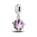 Colorful Heart Murano Glass Charm - Sterling Silver Pandora Jewelry Piece  ourlum.com BFC248  