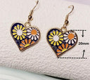 Vintage Tulips Drop Earrings for Trendy Women Fashion Jewelry