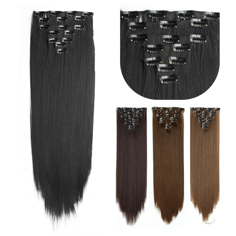 Long Straight Clip Hair Extensions: Ultimate Volume and Length Boost