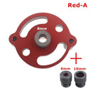 Woodworking Doweling Jig for Precise Furniture Drilling  ourlum.com Red-A  