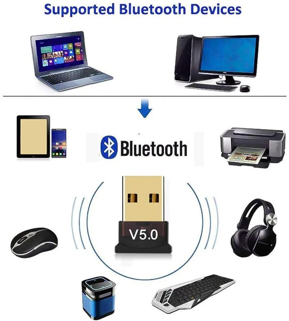 Wireless Bluetooth 5.0 Audio Adapter for PC Laptop Connection  ourlum.com   