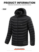 21 Areas Heated Jacket Winter USB Electric Heating Coat