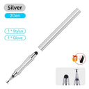 Drawing Stylus Pen: Enhanced Nib for Android iOS iPad Samsung Tablet  ourlum.com Silver 2 Gift  