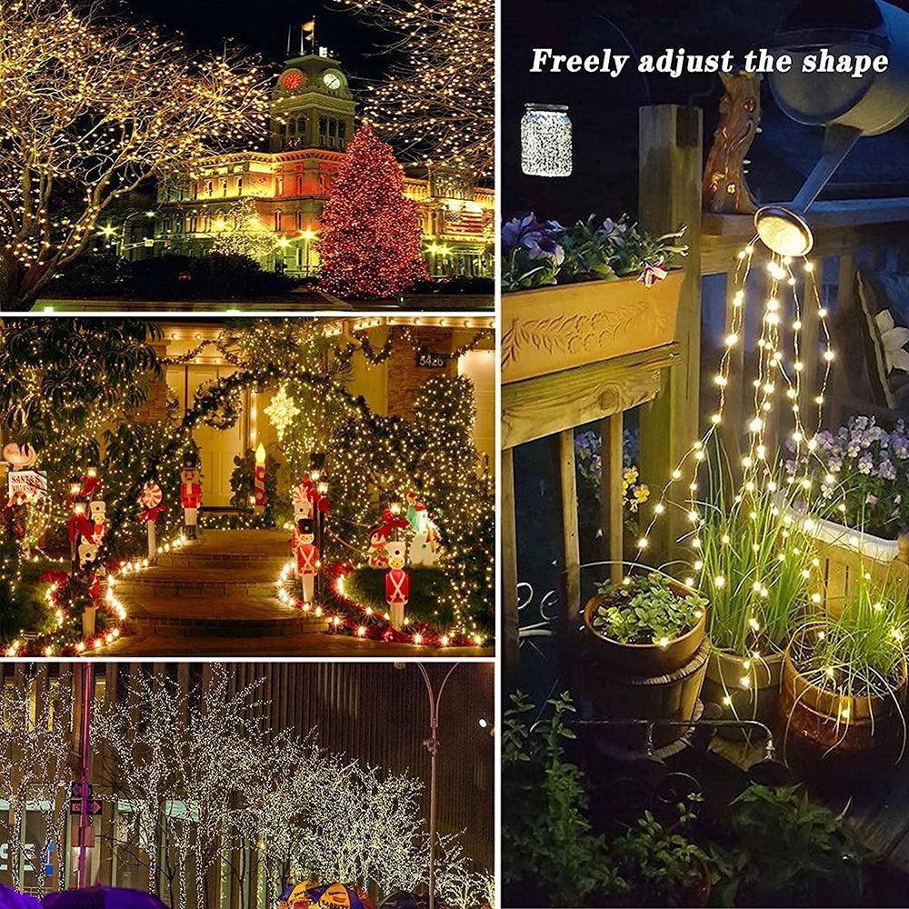 Solar Powered LED Fairy Lights - Multifunctional Outdoor String Lighting for Garden, Yard, and Parties  ourlum.com   