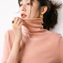 Chic Korean Turtleneck Sweater for Women - 2023 Knitwear