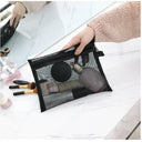 1PCS Makeup Bag Women Small Large Mesh Transparent Organizer