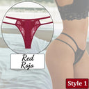 Luxurious Lace Waist Belt Thong Panties for Seductive Comfort