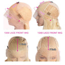 613 Blonde HD Lace Frontal Wig for Women Pre-Plucked Human Hair