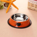 Stainless Steel Cat Feeding Bowl Durable Non-slip Pet Bowl