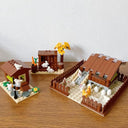 City Farm Animals Building Blocks Hen House Toys for Kids Boys Girls Gift  ourlum.com   