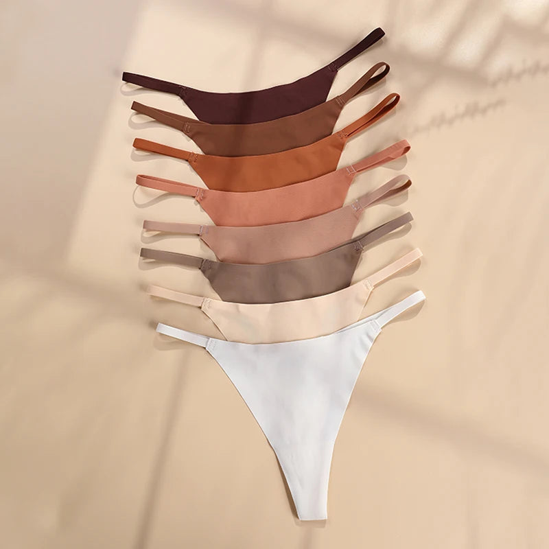 Lum's Skin-friendly Seamless Thongs for Women - 2023 Hot Sale Feminine T-back G-string Underwear  Our Lum   