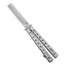 Butterfly Knife Comb - Stainless Steel Hair Styling Tool