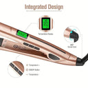 Professional Flat Iron Hair Straightener 2 in 1 Styler Tool